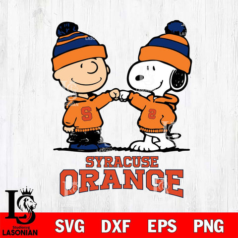 Syracuse Orange Snoopy Sport 9 Svg Eps Dxf Png File, Digital Download