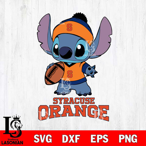 Syracuse Orange Stitch Disney, Svg Eps Dxf Png File, Digital Download