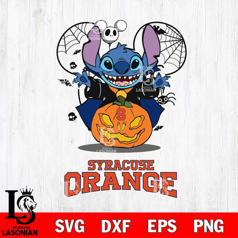 Syracuse Orange Stitch Horror Halloween Svg Eps Dxf Png File, Digital Download, Instant Download