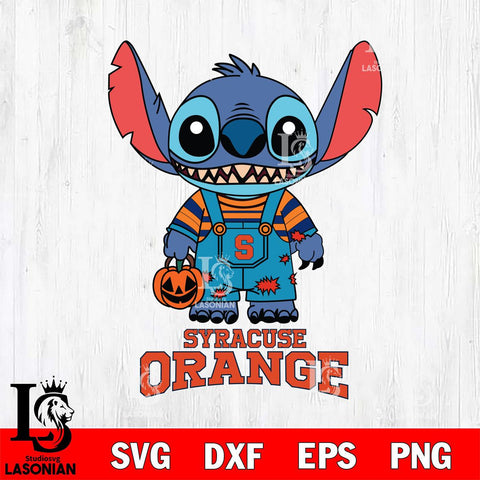 Syracuse Orange Stitch Horror Halloween Svg Eps Dxf Png File, NCAA svg, Digital Download, Instant Download