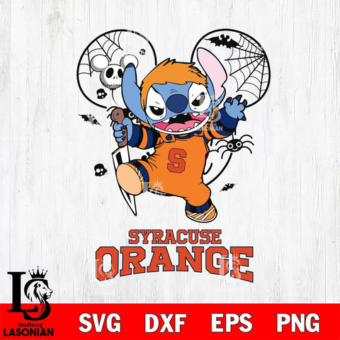 Syracuse Orange Stitch Michael Halloween Svg Eps Dxf Png File, Digital Download, Instant Download