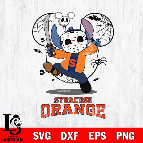 Syracuse Orange Stitch jason voorhees Halloween Svg Eps Dxf Png File, Digital Download, Instant Download