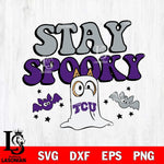 TCU Horned Frogs Bluey Halloween Stay Spooky Svg Eps Dxf Png File, Digital Download, Instant Download