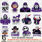 TCU Horned Frogs Halloween Bundle 12 SVG Svg Eps Dxf Png File, NCAA bundle svg, Digital Download, Instant Download