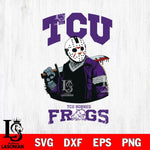 TCU Horned Frogs Jason Voorhees 10 Svg Eps Dxf Png File, Digital Download