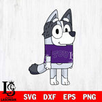 TCU Horned Frogs Muffin Bluey Svg Eps Dxf Png File, Digital Download, Instant Download