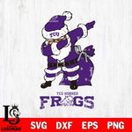 TCU Horned Frogs Santa Claus Ugly Svg dxf eps png pdf file,NCAA svg,Digital Download,Cricut file