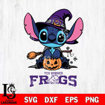 TCU Horned Frogs Stitch witch Svg Eps Dxf Png File, NCAA svg, Digital Download, Instant Download