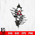 Tampa Bay Buccaneers Badass Skull SVG