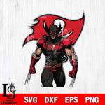 Tampa Bay Buccaneers Badass Wolverine Svg Eps Dxf Png File, Digital Download, Instant Download