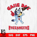 Tampa Bay Buccaneers Bluey Game Day Svg Eps Dxf Png File, Digital Download, Instant Download