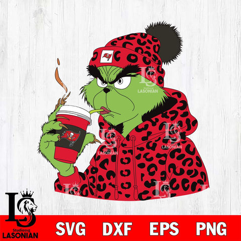 Tampa Bay Buccaneers Boujee Grinch 8 Svg Eps Dxf Png File, Digital Download, Instant Download