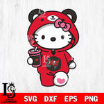 Tampa Bay Buccaneers Cute Hello Kitty Svg Eps Dxf Png File, Digital Download, Instant Download