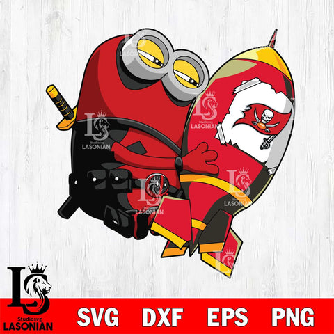 Tampa Bay Buccaneers Deadpool Minion Marvel Svg Eps Dxf Png File, Digital Download, Instant Download