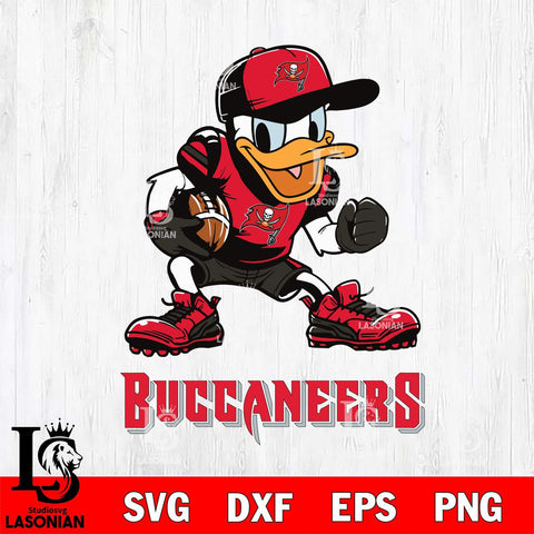 Tampa Bay Buccaneers Donal Duck Disney, Svg Eps Dxf Png File, Digital Download