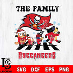 Tampa Bay Buccaneers Family Bluey Christmas Svg Eps Dxf Png File, Digital Download