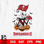 Tampa Bay Buccaneers Jack Skellington 2 halloween Svg Eps Dxf Png File, Digital Download, Instant Download