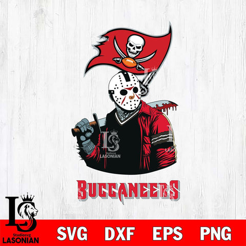 Tampa Bay Buccaneers Jason Voorhees 10 Svg Eps Dxf Png File, Digital Download