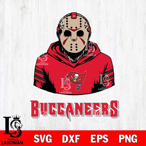 Tampa Bay Buccaneers Jason Voorhees 4 Svg Eps Dxf Png File, Digital Download