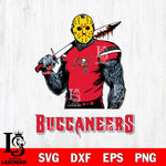 Tampa Bay Buccaneers Jason Voorhees 7 Svg Eps Dxf Png File, Digital Download