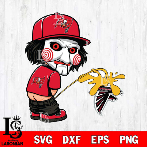 Tampa Bay Buccaneers Jigsaw Piss On Atlanta Falcons Svg Eps Dxf Png File, Digital Download, Instant Download