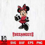 Tampa Bay Buccaneers Minnie Mouse, Svg Eps Dxf Png File, Digital Download