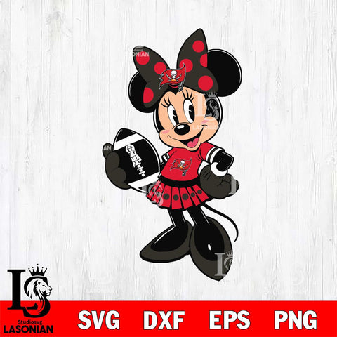 Tampa Bay Buccaneers Minnie Mouse Svg Eps Dxf Png File, Digital Download, Instant Download