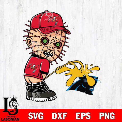 Tampa Bay Buccaneers Pinhead Piss On Carolina Panthers Svg Eps Dxf Png File, Digital Download, Instant Download