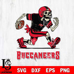 Tampa Bay Buccaneers Skeleton Football Svg Eps Dxf Png File, Digital Download