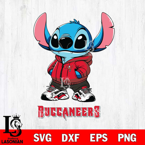 Tampa Bay Buccaneers Stitch Disney NFL Svg Eps Dxf Png File, Digital Download, Instant Download