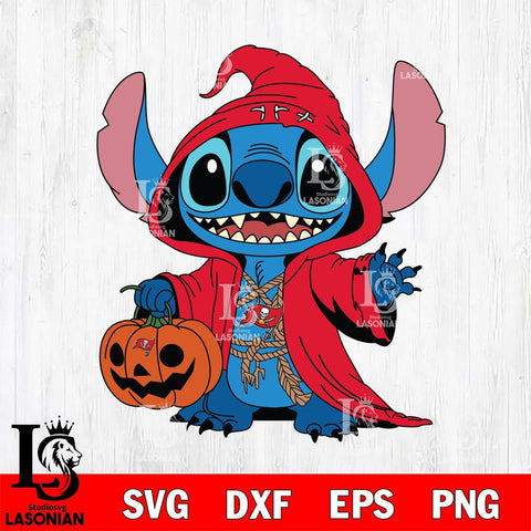 Tampa Bay Buccaneers Stitch Horror Svg Eps Dxf Png File, NFL svg, Digital Download, Instant Download