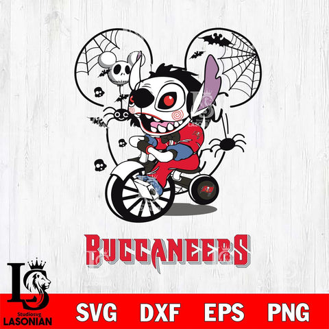 Tampa Bay Buccaneers Stitch Jigsaws Halloween Svg Eps Dxf Png File, Digital Download, Instant Download