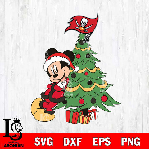 Tampa Bay Buccaneers mickey christmas 12 Svg Eps Dxf Png File, Digital Download, Instant Download