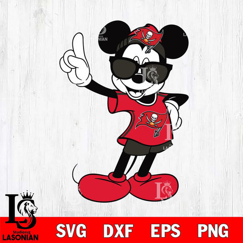 Tampa Bay Buccaneers mickey christmas 5 Svg Eps Dxf Png File, Digital Download, Instant Download