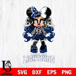 Tampa Bay Lightning Beauty Minnie Mouse Svg Eps Dxf Png File, Digital Download, Instant Download