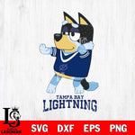 Tampa Bay Lightning Bluey Dad Dance Svg Eps Dxf Png File, Digital Download, Instant Download