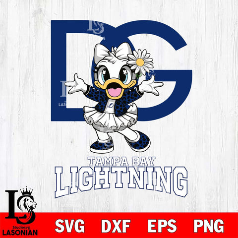 Tampa Bay Lightning Dolce And Gabbana Daisy Duck Disney Svg Eps Dxf Png File, Digital Download, Instant Download