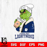 Tampa Bay Lightning Grinch Bougie Football Svg Eps Dxf Png File, Digital Download, Instant Download