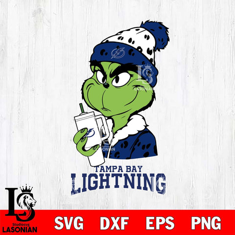 Tampa Bay Lightning Grinch Bougie Leopard Svg Eps Dxf Png File, Digital Download, Instant Download