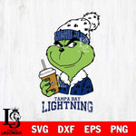 Tampa Bay Lightning Grinch hat Svg Eps Dxf Png File, Digital Download, Instant Download