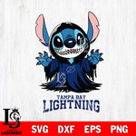 Tampa Bay Lightning Stitch Ghost Svg Eps Dxf Png File, NHL svg, Digital Download, Instant Download