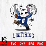 Tampa Bay Lightning Stitch jason voorhees Halloween Svg Eps Dxf Png File, Digital Download, Instant Download