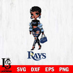 Tampa Bay Rays Beautiful Black Fan Girl