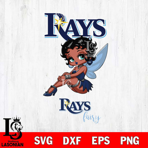 Tampa Bay Rays Beauty Black Fairy Betty Boop