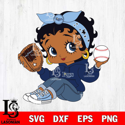 Tampa Bay Rays Betty Boop MLB Svg Eps Dxf Png File, MLB svg, Digital Download, Instant Download