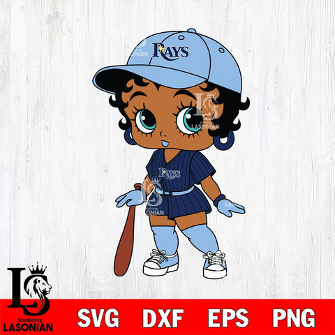 Tampa Bay Rays Betty Boop MLB 7 Svg Eps Dxf Png File, MLB svg, Digital Download, Instant Download