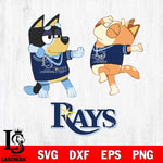 Tampa Bay Rays Bluey Dance Svg Eps Dxf Png File, Digital Download, Instant Download