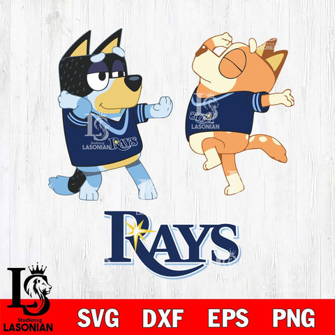 Tampa Bay Rays Bluey Dance Svg Eps Dxf Png File, Digital Download, Instant Download