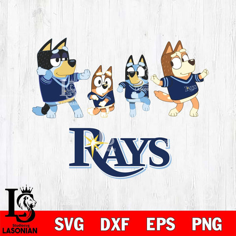 Tampa Bay Rays Bluey Dance Mode Squats Svg Eps Dxf Png File, Digital Download, Instant Download