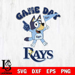 Tampa Bay Rays Bluey Game Day Svg Eps Dxf Png File, Digital Download, Instant Download